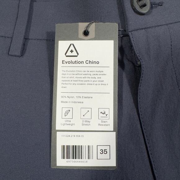 Western Rise Evolution Pant Nylon Lightweight Stretch Men's Size 35x30 - Picture 3 of 5